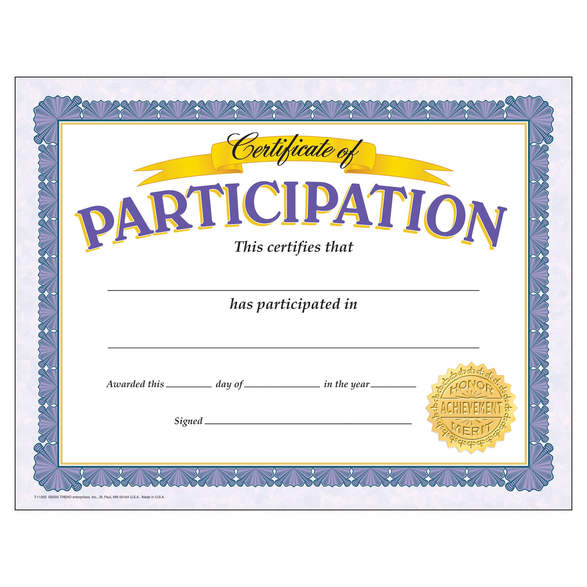 Certificate Of Participation Certificate 159221_32ca15fe-5afa-4fe4-a770-edf838e579b5