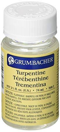 Turpentine, 2.5 oz. - Grumbacher Art