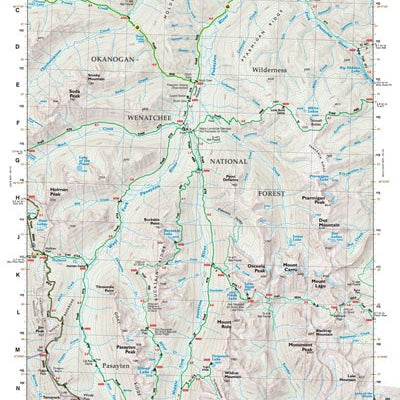 Gt Pasayten Peak, Wa 18 Green Trails Map 159274_683a1a7f-bbf6-492b-aef6-9ff7bda83074
