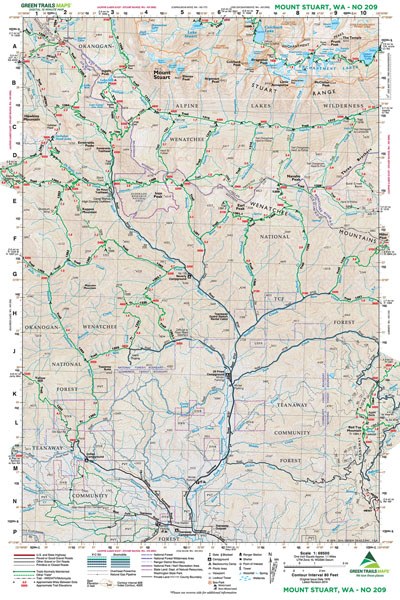 Gt Mount Stuart,Wa 209 Green Trails Map 159275_f7c41d85-abcd-4052-ad3a-341cd86980e1