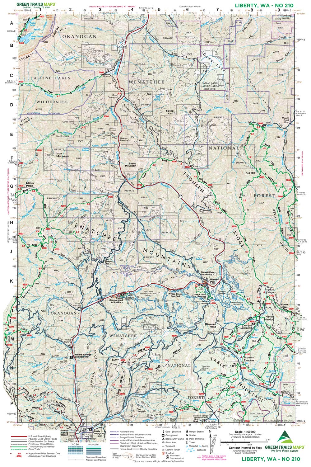 Gt Liberty, Wa 210 Green Trails Map 159276_2a94955b-f73e-4dba-866e-345f86101192