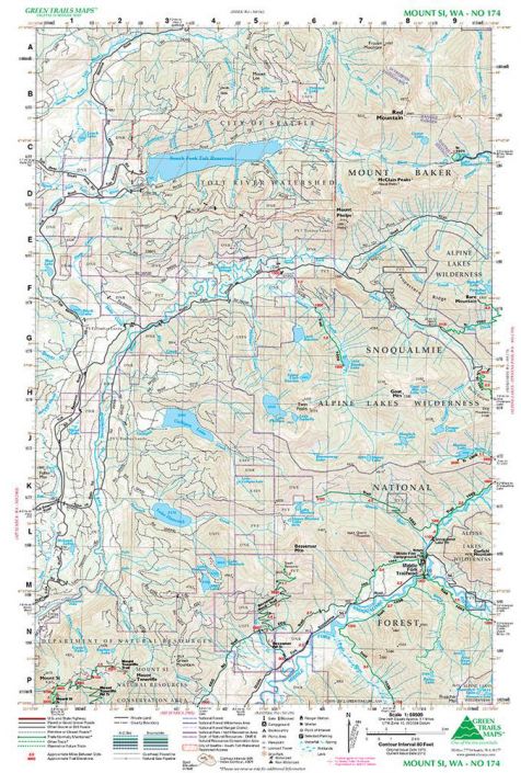 Gt Mount Si, Wa 174 Green Trails Map 159278_6f9c2d10-5b87-4298-ae5b-00903ca03240