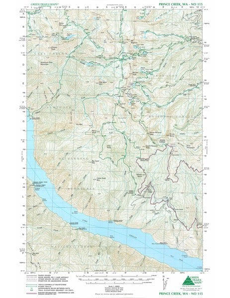 Gt Prince Creek, Wa 115 Green Trails Map 159379_49f650fa-8e01-4b27-a572-2abda8cc6906