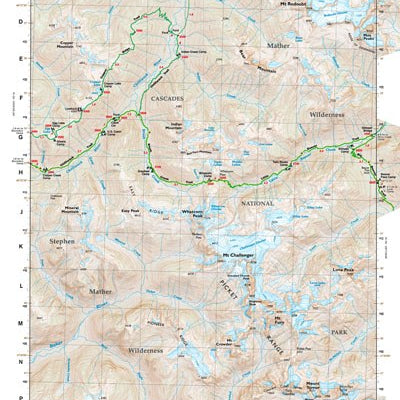 Gt Mount Challenger, Wa 15 Green Trails Map 159388_6d83d40a-98e6-4ad6-b31d-f33b9729402c