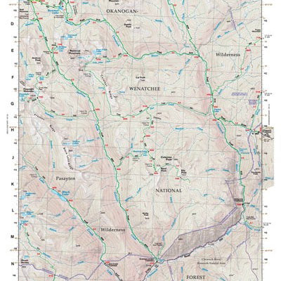 Gt Coleman Peak, Wa 20 Green Trails Map 159413