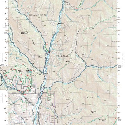 Gt Doe Mtn, Wa 52 Green Trails Map 159419_ed7c3e3d-ddf9-4c84-97fb-efddb3d75152