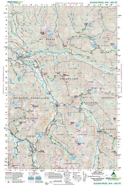 Gt Sloan Peak, Wa 111 Green Trails Map 159430_1a6230d2-4697-45c9-a240-c26fc0a4ed53