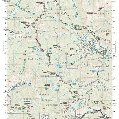 Gt Benchmark Mtn, Wa 144 Green Trails Map 159435_1330f730-4e8f-4f52-9a9f-78b70ef5d91f