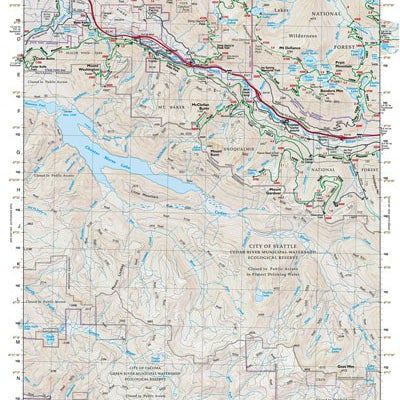 Gt Bandera, Wa 206 Green Trails Map 159440