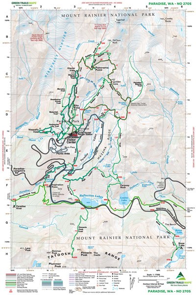 Gt Mount Rainier Paradise, Wa 270S Green Trails Map 159449_b60691c9-f53a-42ea-ac21-2c51391c738d