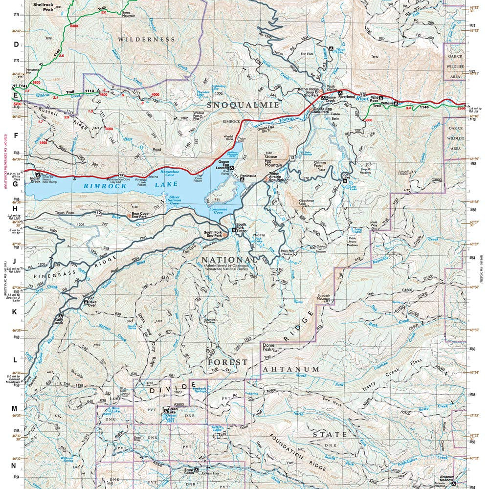 Gt Rimrock,Wa 304 Green Trails Map 159460_2600e9e8-185f-4a54-9a12-2afc1b53ef3d