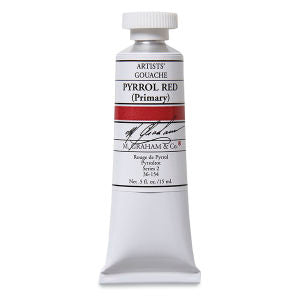 Pyrrol Red Gouache 15Ml M Graham Arts & Crafts 159522_a49719ee-5da8-4df4-a647-248391606f7d