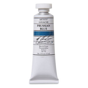 Prussian Blue Gouache 15Ml M Graham Arts & Crafts 159530_61df4d42-9d38-4c07-98db-98a9b83264a2