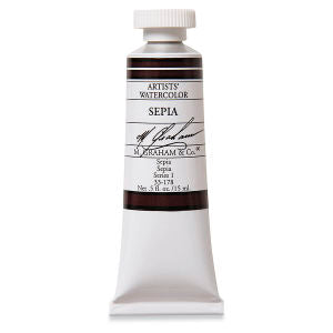 Sepia Watercolor 15Ml M Graham Arts & Crafts 159621_82daadc7-7821-4021-9eb3-c36053164b12