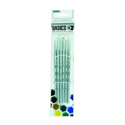 Basics 6 Small Paint Brush Pack Arts & Crafts 160837