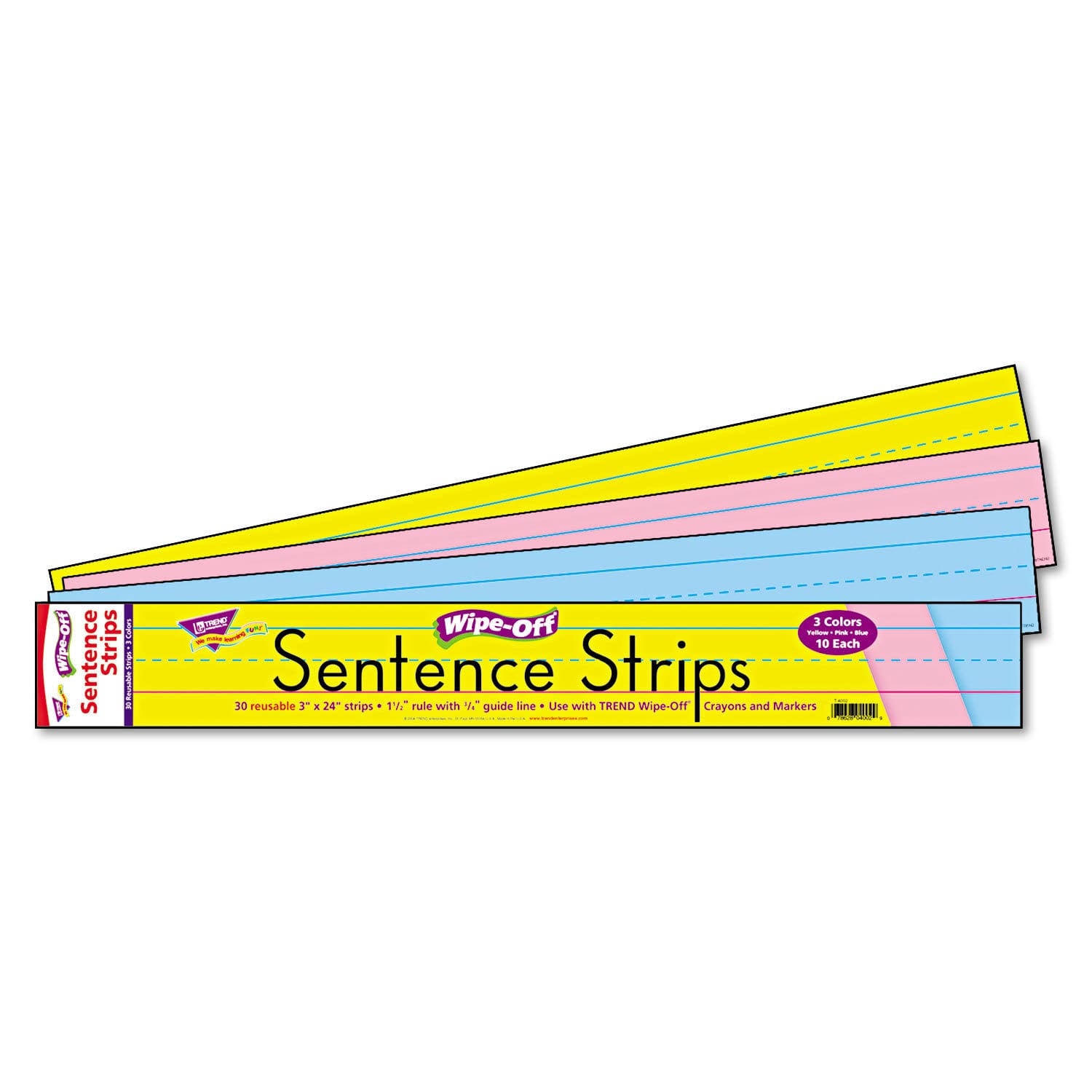 Sentence Strips Multicolor 160852