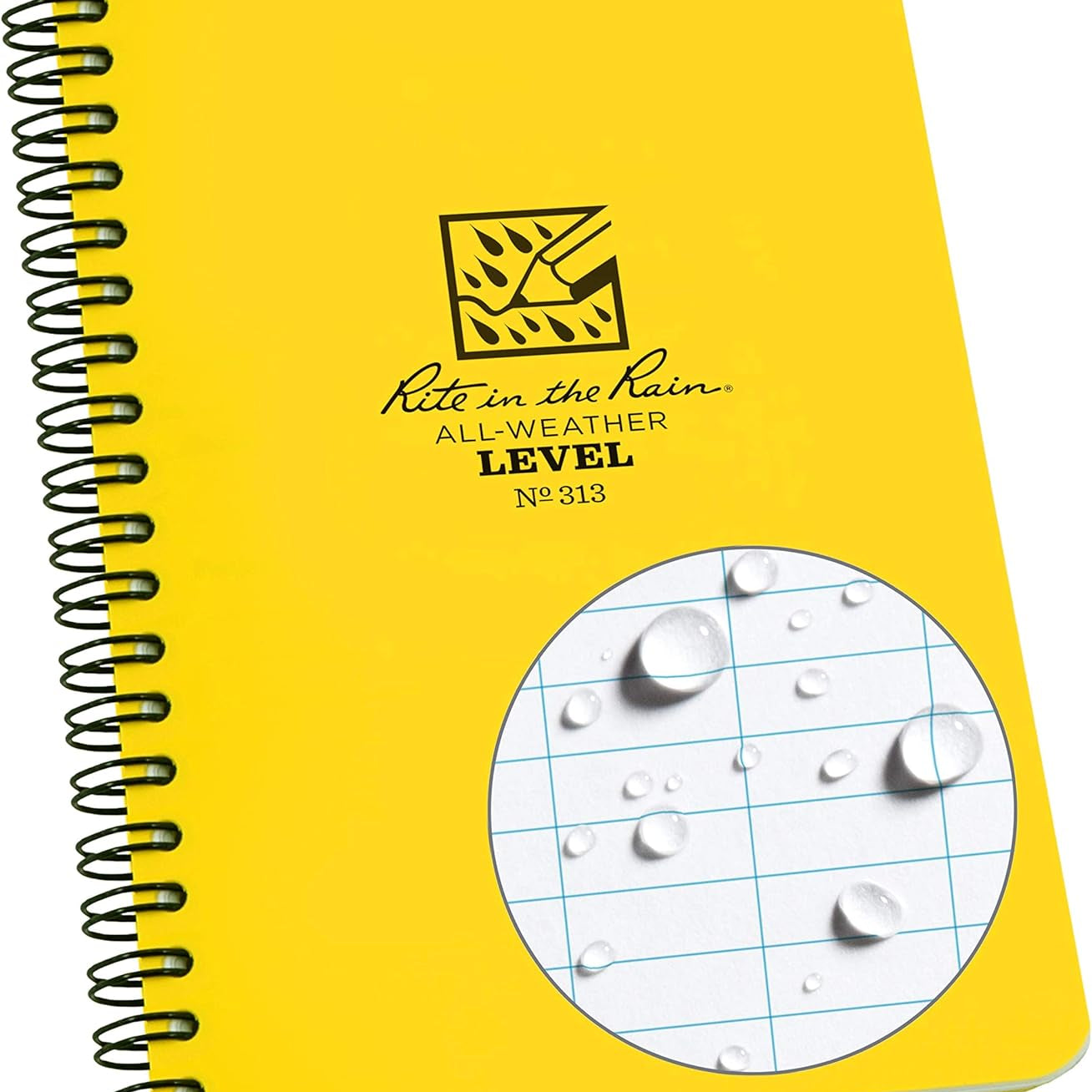 RR #313 SIDE SPIRAL LEVEL BOOK RITE IN THE RAIN ALL WEATHER WATERPROOF Jerrol's Supplies