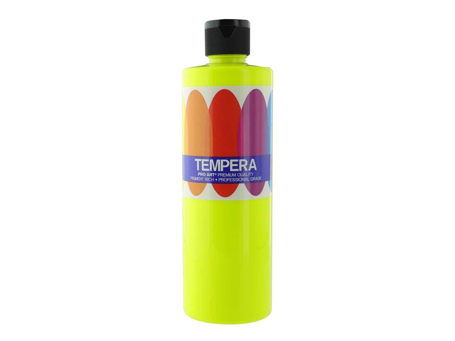 Pro Art Tempera Paint - Fluorescent Yellow 16 Oz. Arts & Crafts 161122