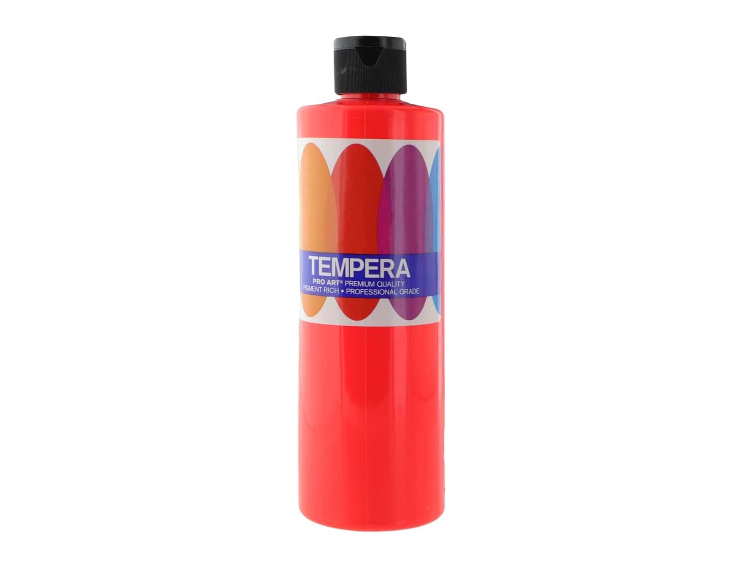 Pro Art Tempera Paint - Fluorescent Red 16 Oz Arts & Crafts 161140