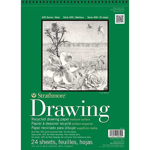 Draw Pad 11X14 Recycled Draw Spiral Art Pad Arts & Crafts 161651_811e2b76-e2af-4055-8a02-de44ee21d4a5