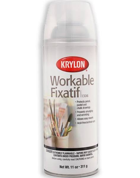 Krylon Workable Fixative 11Oz Arts & Crafts 161906_fe3e590e-6042-4d24-a21b-73be08475d75