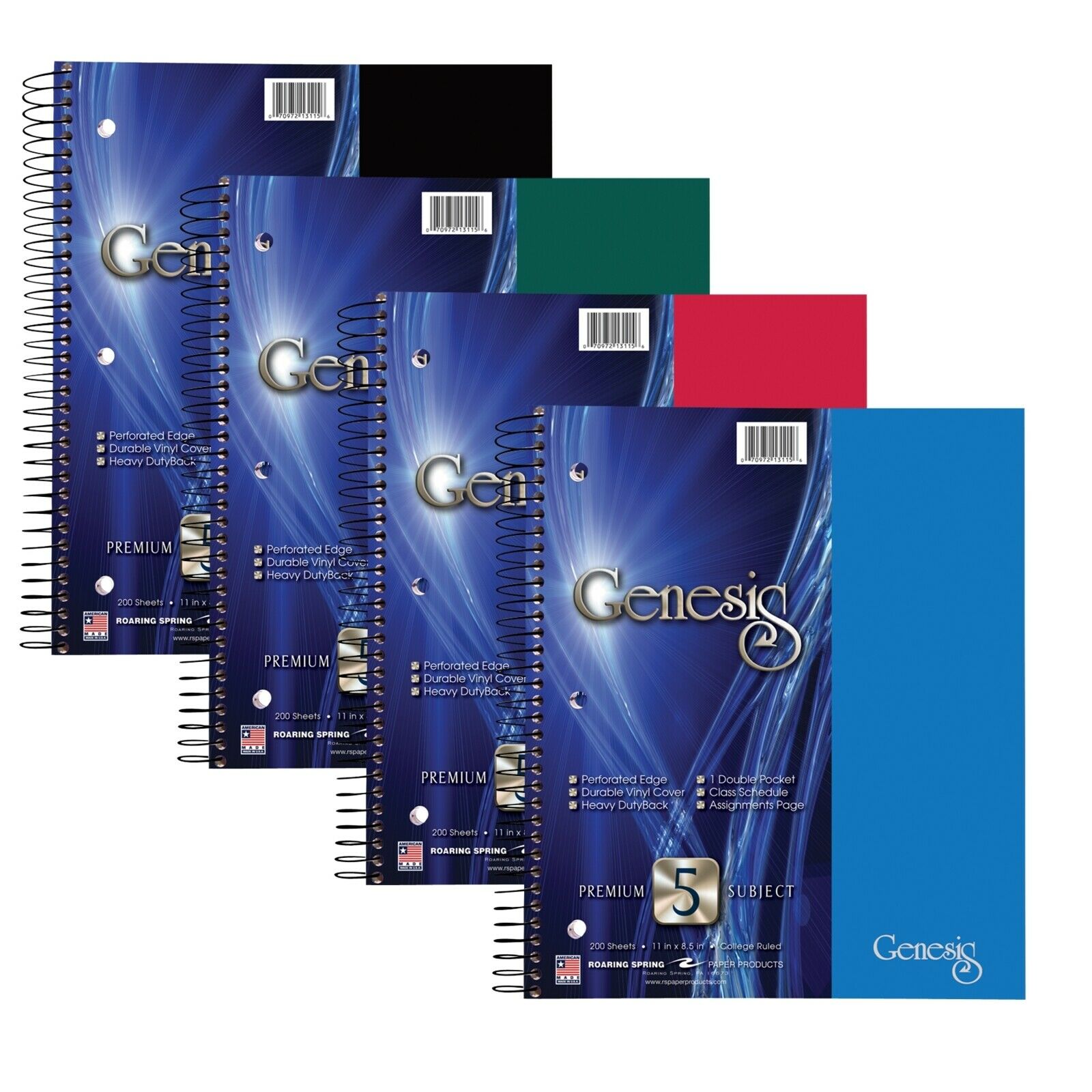 Nb 5 Subject College Ruled Assorted Colors Spiral Notebook 161924_59c53d7e-6293-4afd-95e2-a030f2710ef3