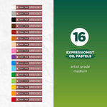 Sakura Cray-Pas Expressionist Oil Pastel Set - Soft Oil Pastels For Artists - 16 Arts & Crafts 162028_1