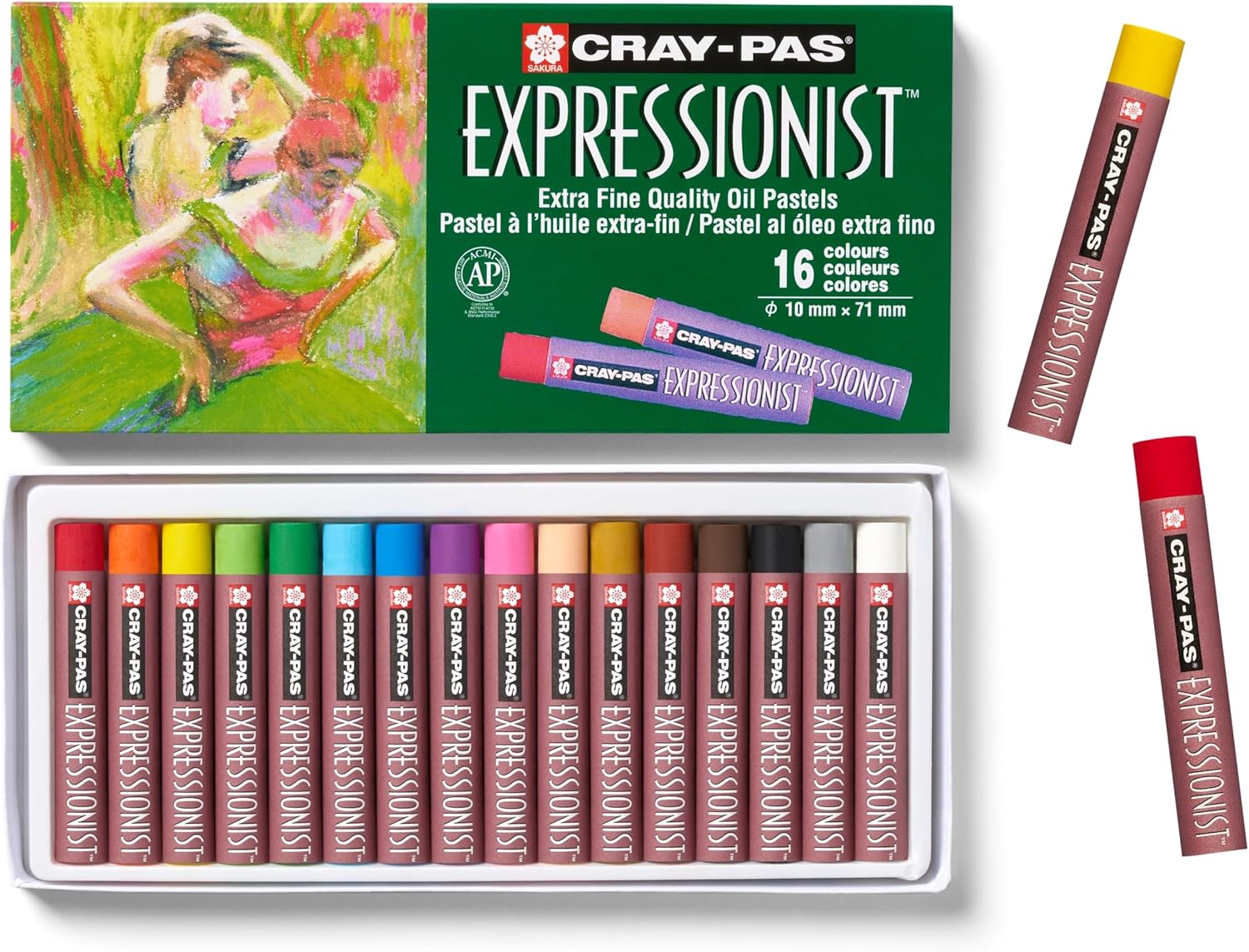 Sakura Cray-Pas Expressionist Oil Pastel Set - Soft Oil Pastels For Artists - 16 Arts & Crafts 162028_a004f26d-a80c-4118-ba5f-c5e0a52a284a