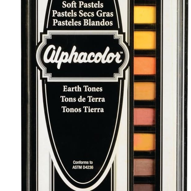 Derwent Alphacolor Soft Square Pastels, Earth Tones, 12 Pastels Per Set 162069_fbf7f5ac-2eb2-474b-9999-c8eba737f453