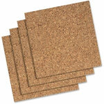 12X12 Cork Tiles Natural 4Pk 163-536