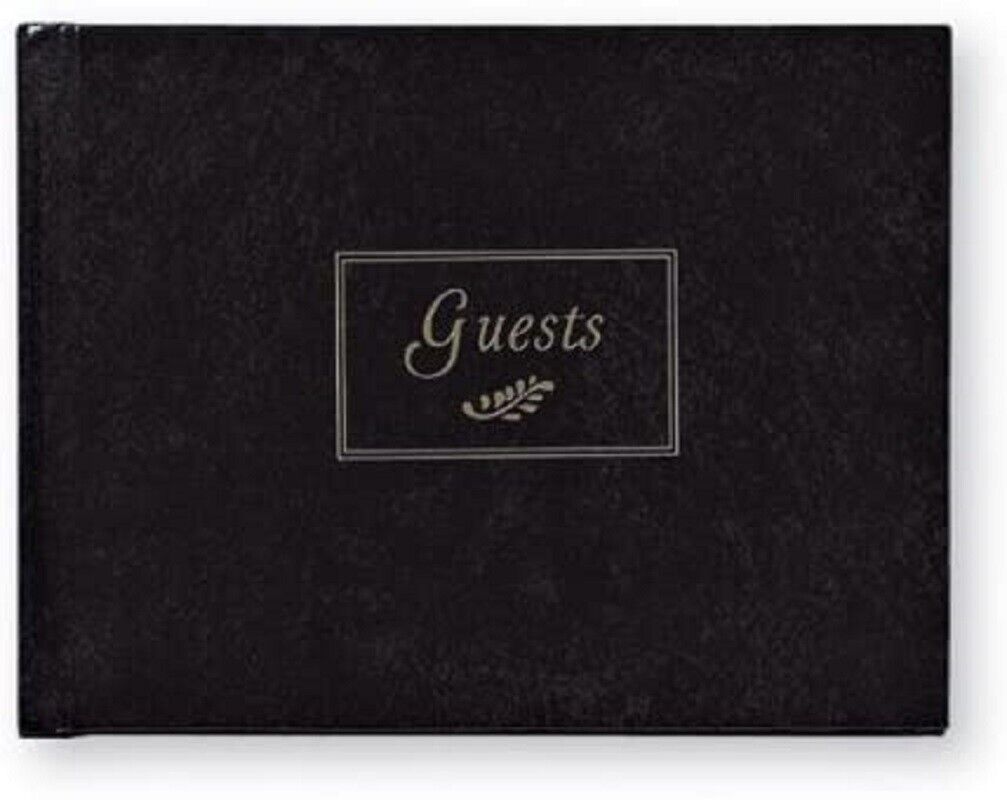 Guest Book Black 163169