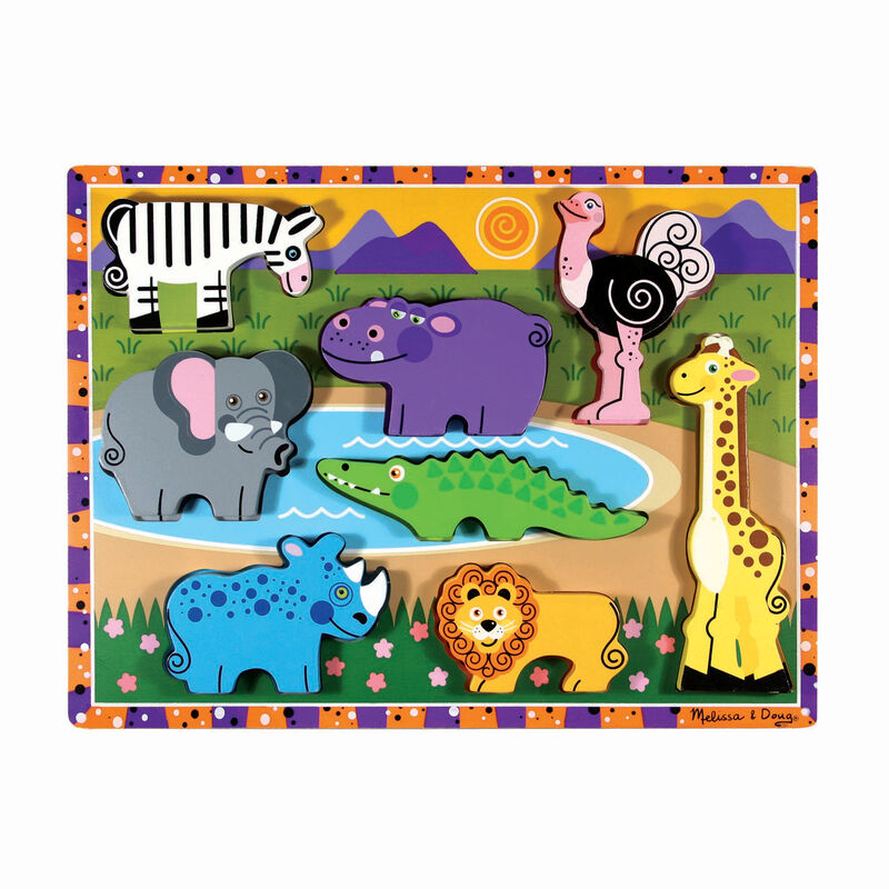 M&D Safari Chunky Puzzle Melissa & Doug 163259_bb768b4f-c324-497c-9fb9-c80aaedd4792