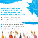 Princeton Realvalue Paintbrush 4Pk Arts & Crafts 163299_1