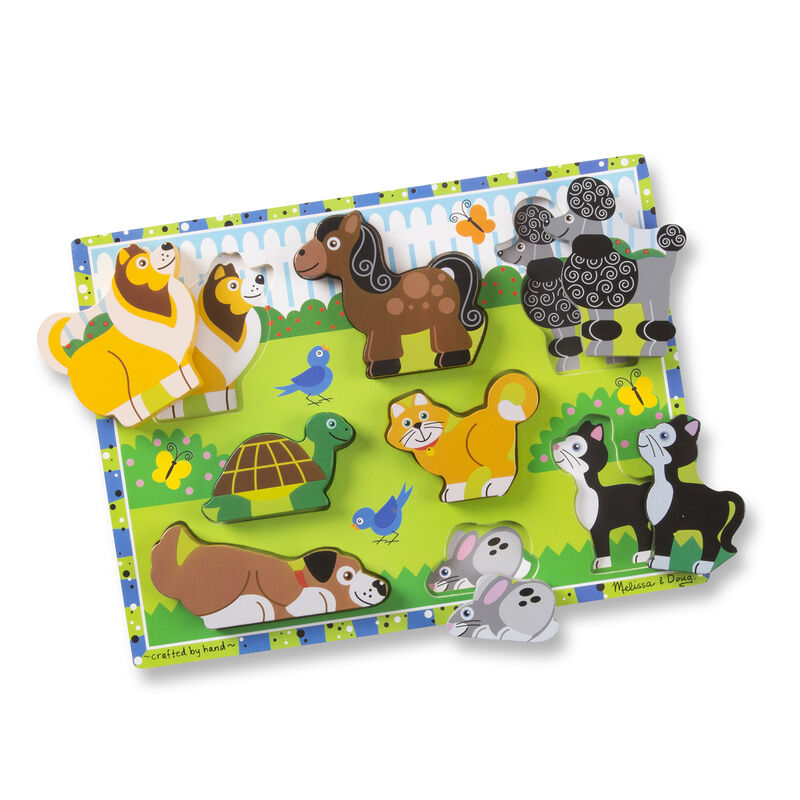 M&D Pets Chunky Puzzle Melissa & Doug 163536_fe01f36b-15be-446c-9744-2f52172edf1d
