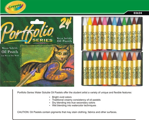 Oil Pastel 24 Color Set Arts & Crafts 163750_2