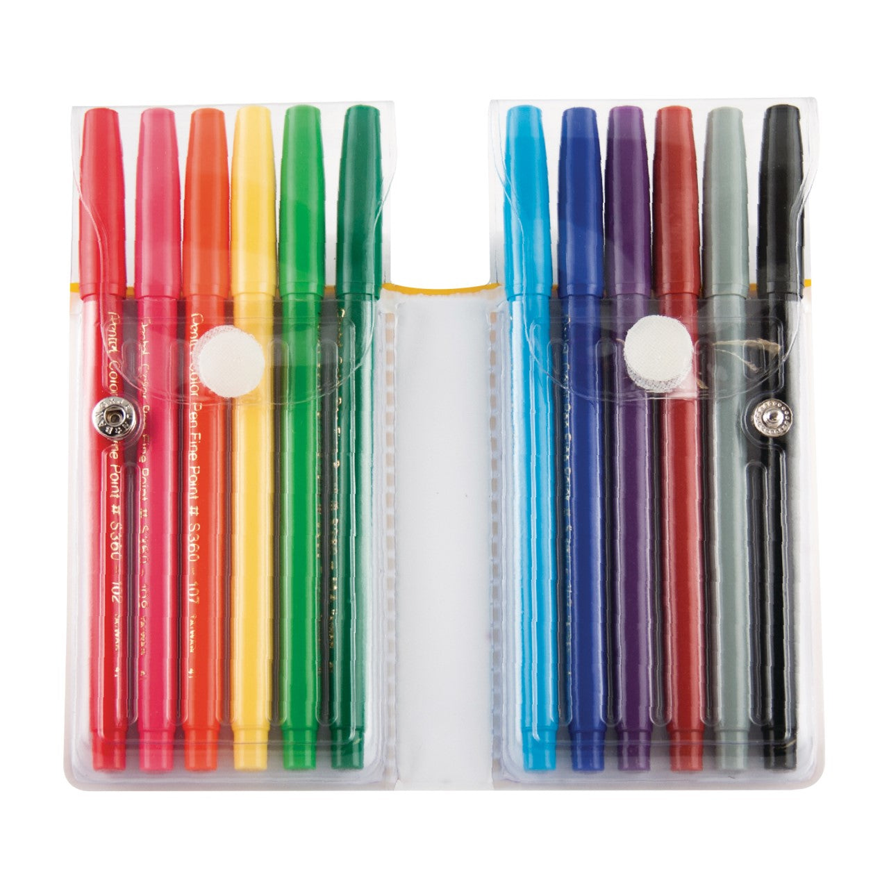 Pentel Set 12 Fine Point Markers 164195_1