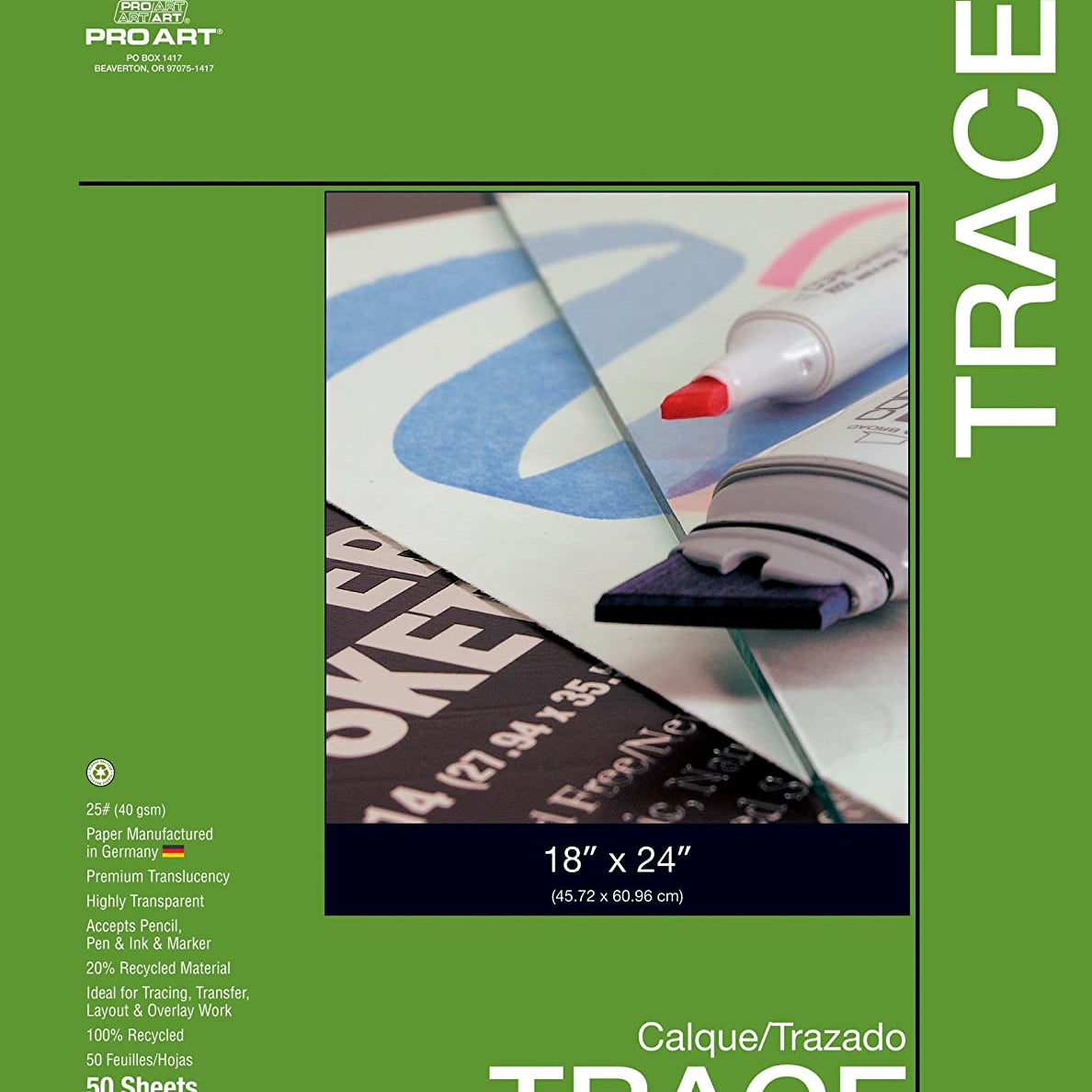 Trace Pap Tracing 18X24 Pro-0210-07 Arts & Crafts 164298_73d3cd49-b856-4933-b8dc-6e72e0121376