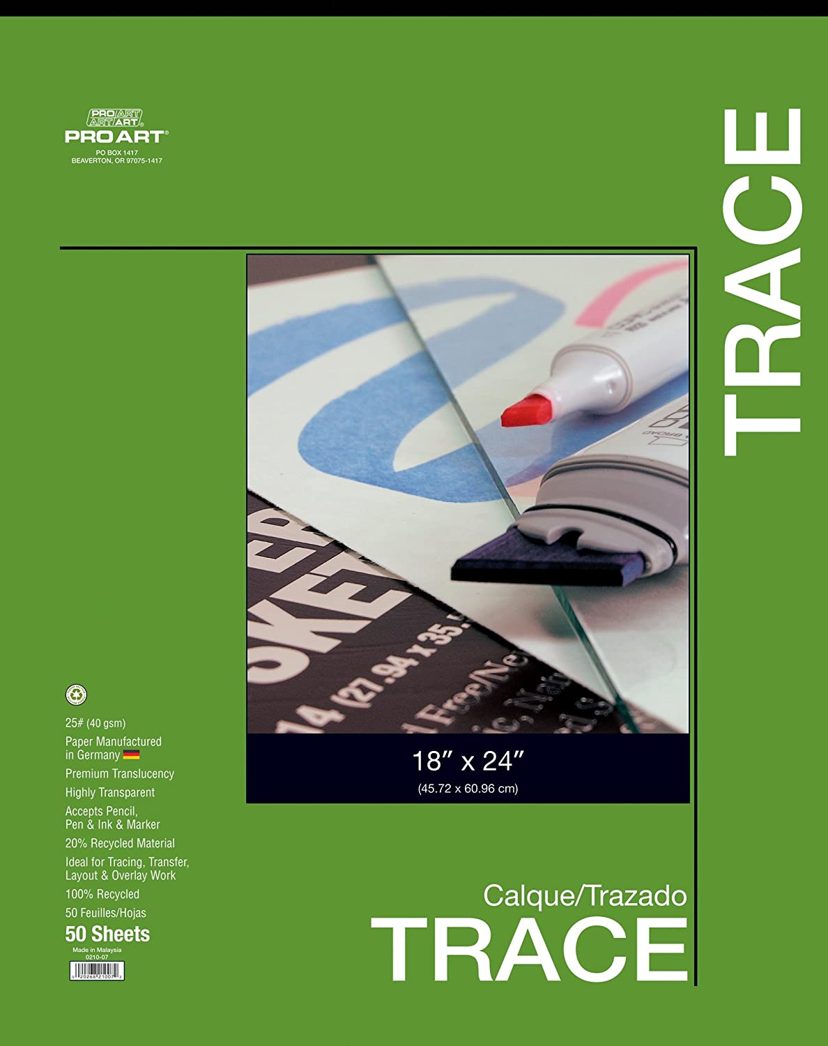 Trace Pap Tracing 18X24 Pro-0210-07 Arts & Crafts 164298_73d3cd49-b856-4933-b8dc-6e72e0121376
