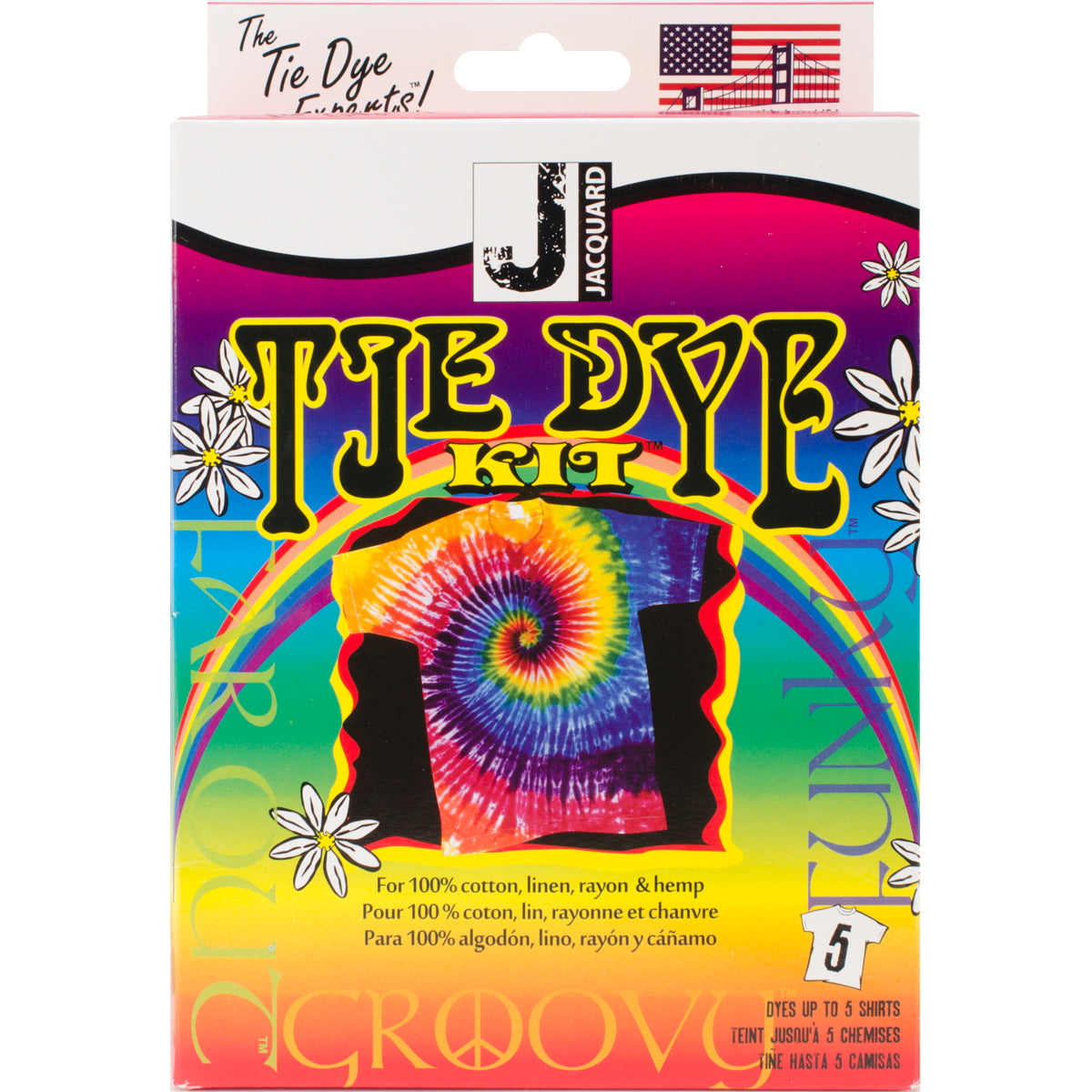 Jacquard-Tie Dye Kit: Funky & Groovy 164594