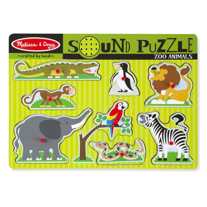 M&D PUZZLE ZOO ANIMALS SOUND #727 MELISSA & DOUG Jerrol's Supplies