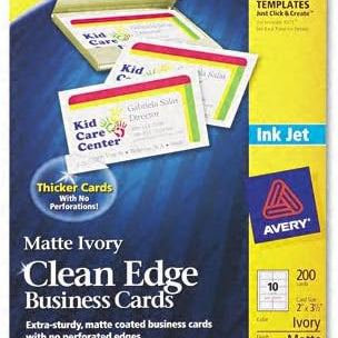 2X3-1/2 Ivory Business Car 166163