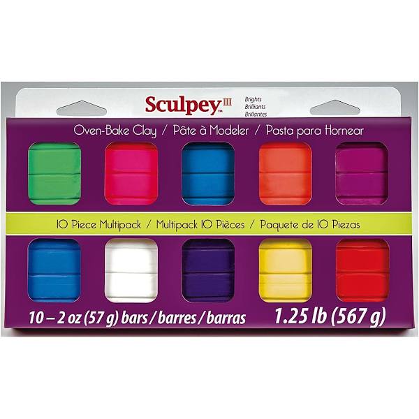 Clay Set Sculpty 10 Color Set Bright Arts & Crafts 166246_81f5a1e0-213b-4afc-920c-218f5d43f6af
