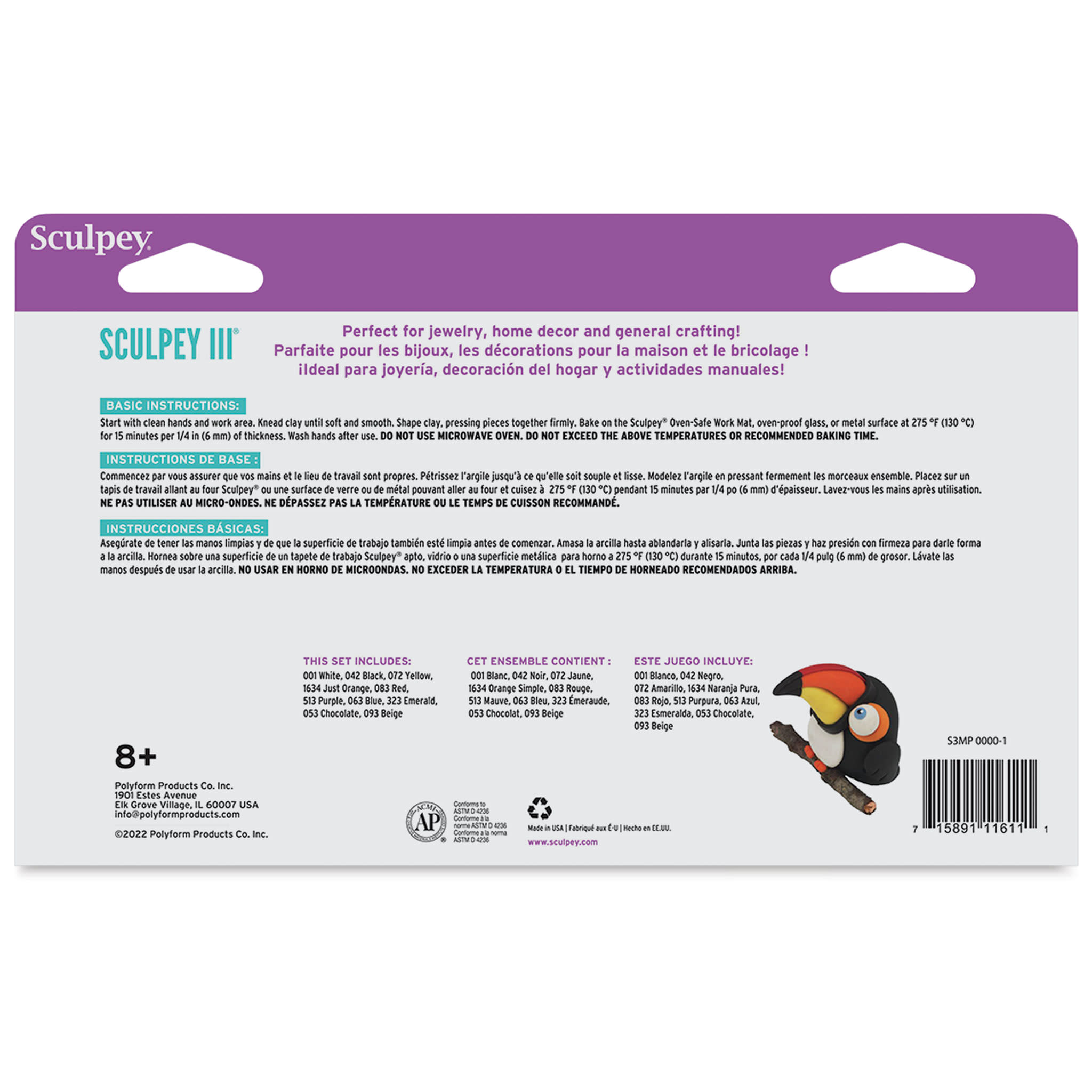 Sculpey Iii Set - Classic Clay Collection, Set Of 10 166251_3