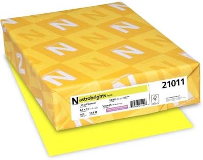 21011 LIFT-OFF LEMON 24/60# PAPER Jerrol's Supplies