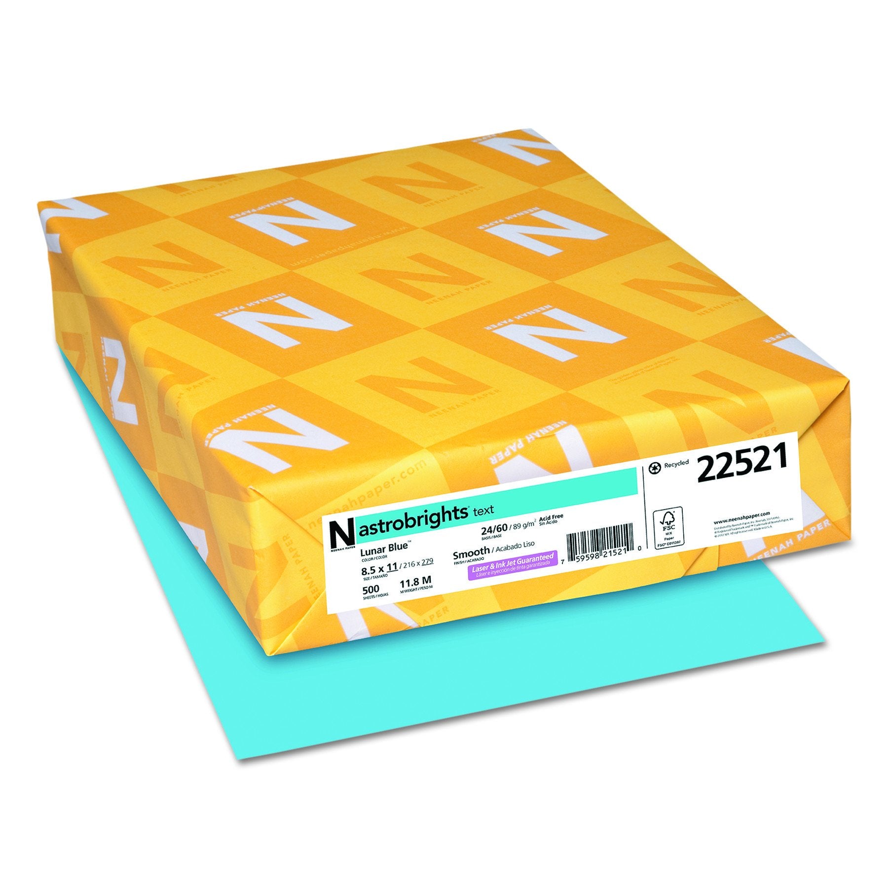 22521 LUNAR BLUE 24/60# PAPER Jerrol's Supplies