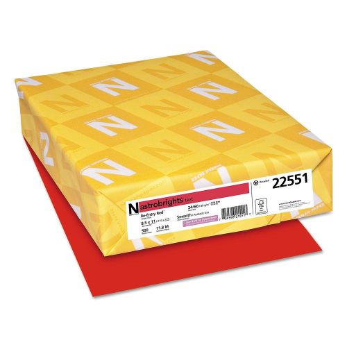 22551 RE-ENTRY RED 24/60# PAPER Jerrol's Supplies