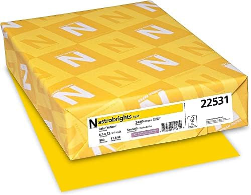 22531 SOLAR YELLOW 24/60# PAPER Jerrol's Supplies
