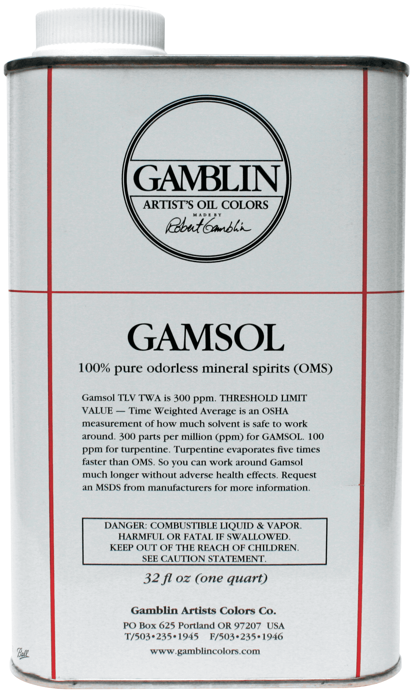 Gamsol 32 Oz Arts & Crafts 166481