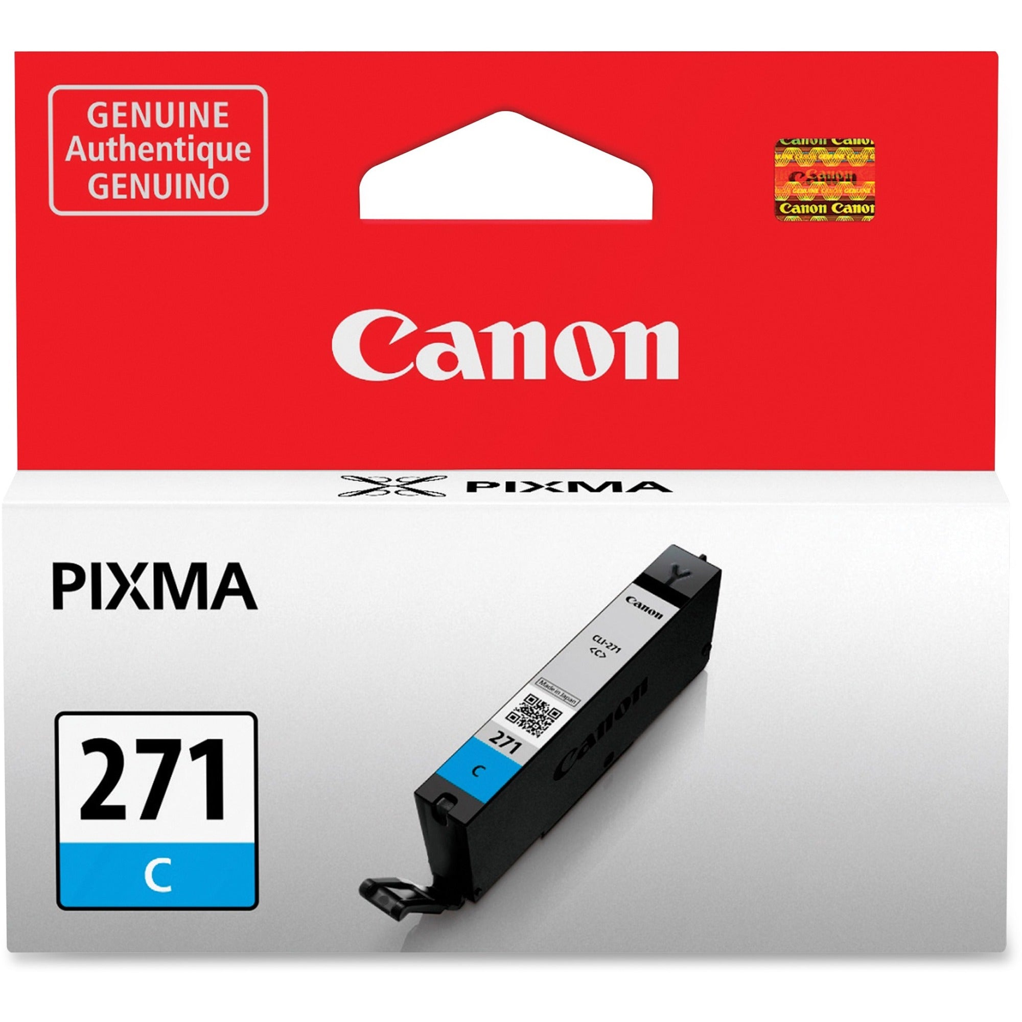Canon Cli-271 Original Ink Cartridge - Cyan 167-545