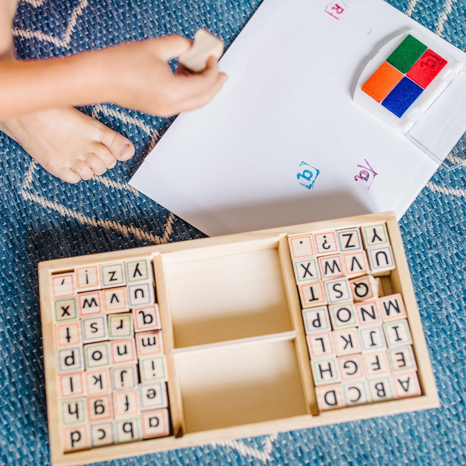 Stamp Set Alphabet Wood 167243_3